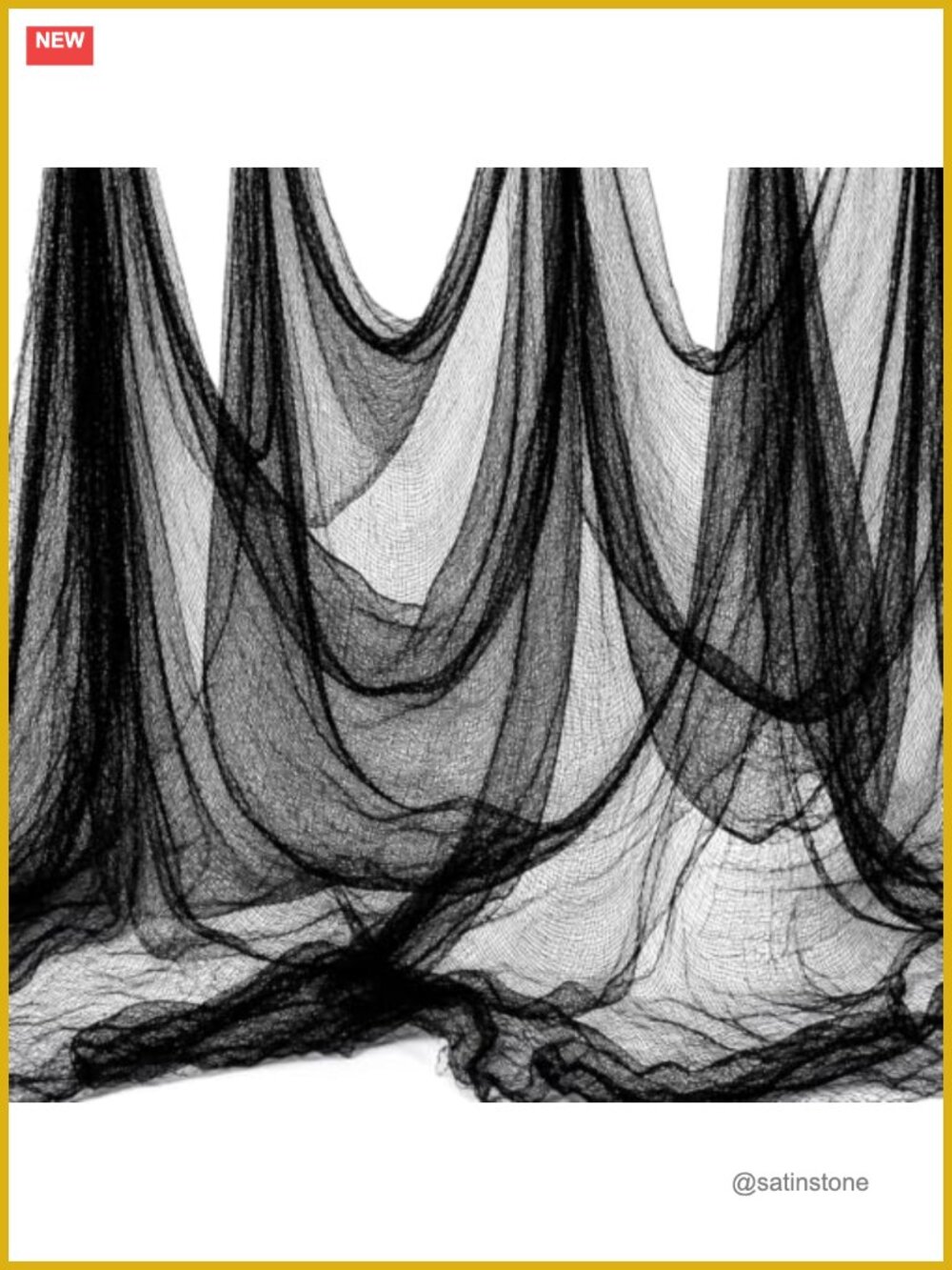 Halloween Gauze Cloth 40x200 inch Creepy Fabric Polyester
